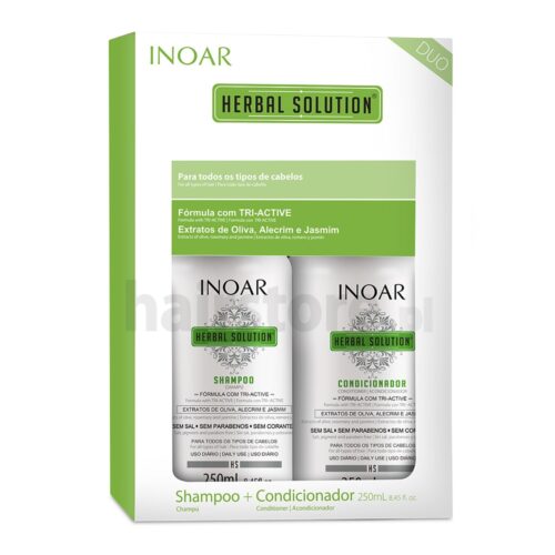 Inoar Herbal Szampon + Odżywka przeciwłupieżowa
