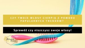 Kobieta nakładająca maskę na włosy na noc