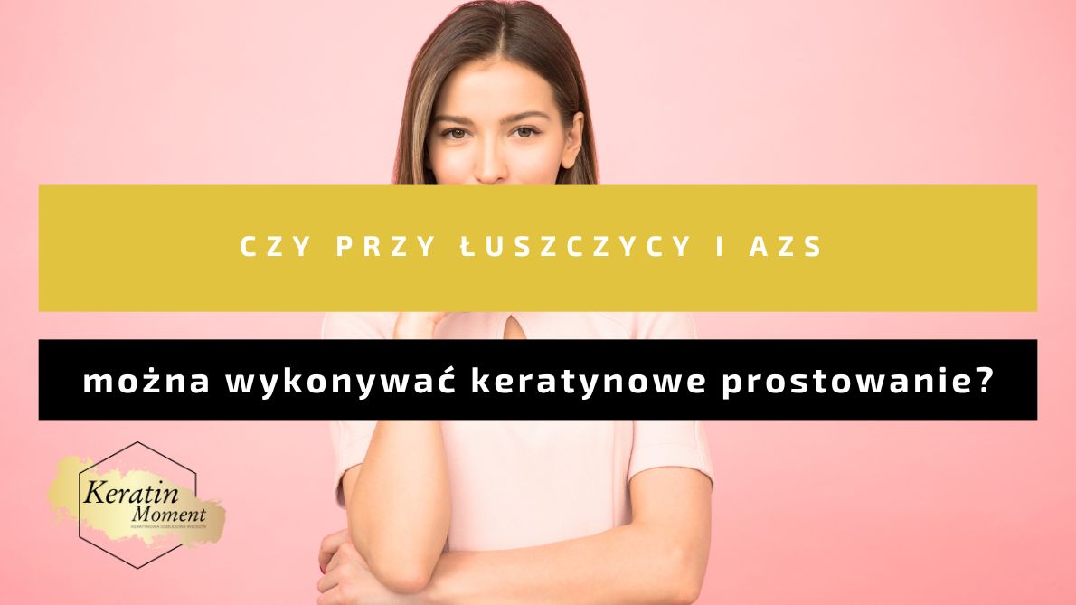 Fryzjerka wykonująca keratynowe prostowanie włosów u klientki